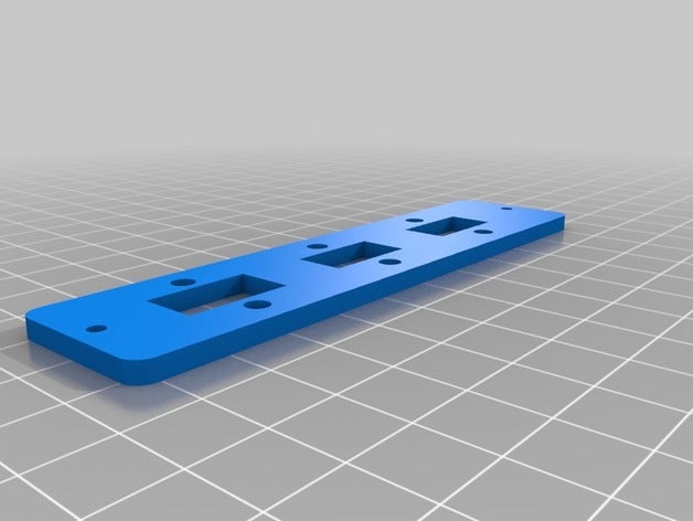 kj7bre pôle d'alimentation de la boîte distribution l'électronique 3D print model - Mito3D