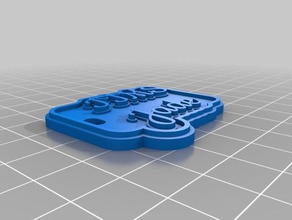jade nametag customized 3d print model - Mito3D