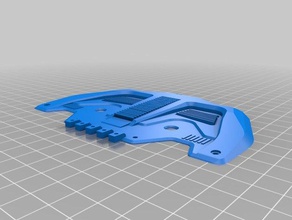 axial scx10 jeep jk-hood-scoops mechanisch ist - Spielzeug Zubehör burnie222 rc3drissa skalieren scx10ii 3d print model - Mito3D