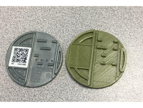 jibanyan özelleştirilmiş yo-kai madalyonlar 3d print model - Mito3D