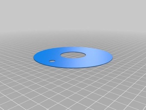 dual color cd blank inner 3d print model - Mito3D