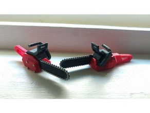 scala accessorio motosega meccanica i giocattoli burnie222 sega a catena crawler divertente rc3drissa scx10 treekiller trx4 3d print model - Mito3D