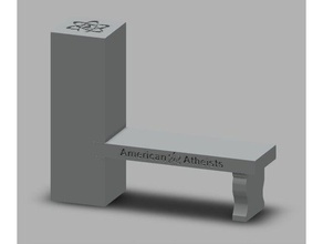 atheist bench buildings structures court monument 3d print model - Mito3D