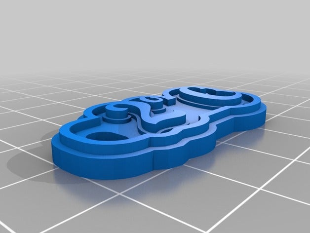2c llavero i portachiavi personalizzato 3D print model - Mito3D