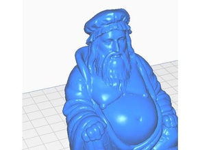 leonardo davinci buddha famosa collezione sculture leanardo remix 3d print model - Mito3D