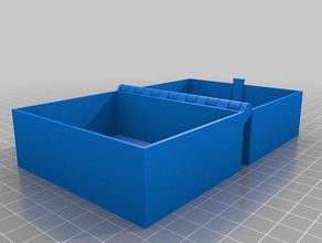 aufklappbare box latch kundengebundene 3d print model - Mito3D
