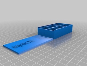 prova de caixa organização personalizado 3d print model - Mito3D