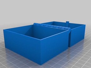 hinged box latch customized 3d print model - Mito3D
