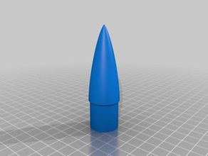 my customized customizer model rocket nose cone factory vehicles 3d print model - Mito3D