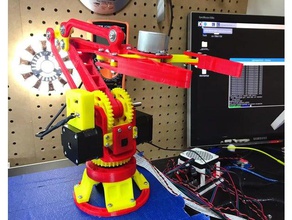 braço de robô pi montagem câmera robótica raspberrypi raspberrypicam robotarm 3d print model - Mito3D