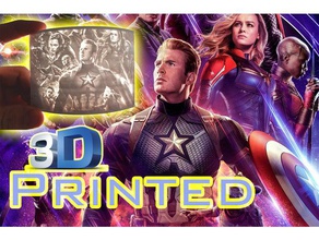 avengers poster video games action figure captain america comics cura ender 3 marvel movie 3d print model - Mito3D