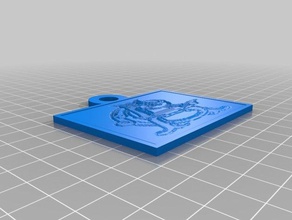 lithopane - avant garde logo 2d art personalizzato 3d print model - Mito3D