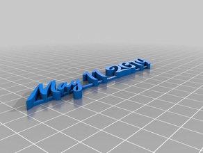 my customized 3d name plate fix 1 sculptures 3d print model - Mito3D