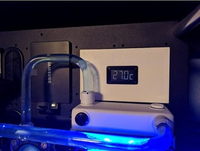 thermaltake core p5 temperatura dell'acqua del pannello computer p3 3d print model - Mito3D