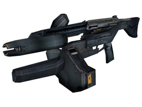 half-life 2 fusil à impulsion ar2 jeux black mesa combiner gordon freeman arme feu la moitié de vie half life source vapeur valve 3d print model - Mito3D