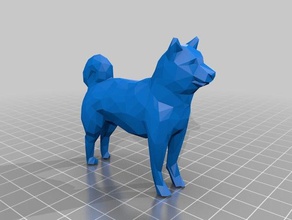 low poly dog scans replicas animals dogs 3d print model - Mito3D