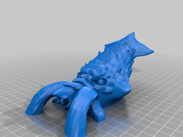 kraken Gaga 3D print model - Mito3D