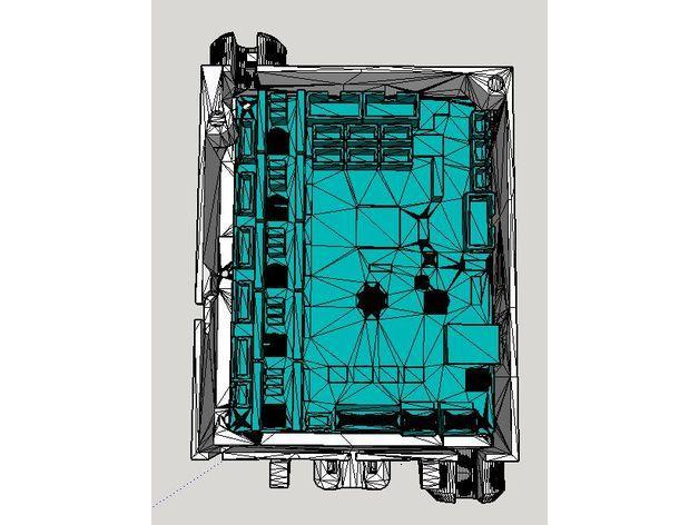 mks gen skr 11 13 p3steel cuadro 3d la impresión bigtreetech caso einsy rambo placa base prusa i3 3D print model - Mito3D