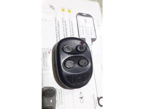 icd remoto de llavero con mando a distancia los botones automotriz 3d print model - Mito3D