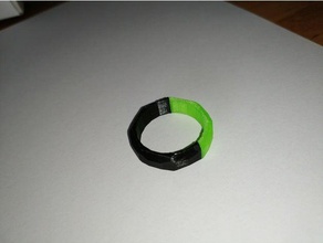 toque personalizado anéis 3d print model - Mito3D
