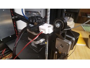 ender 3 filament runout sensor mount creality sens 3d print model - Mito3D