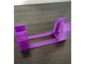 minimalist universal laptop stand accessories vertical 3d print model - Mito3D