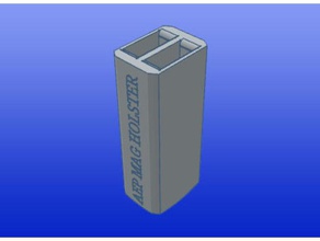 doppio aep mag pouch adattatore sport all'aperto softair cm030 cimasa fondina rivista 3d print model - Mito3D