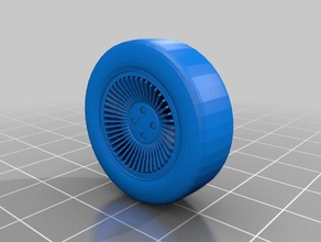 delorean wheel automotive dmc rim time machine 3d print model - Mito3D