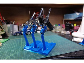 air brush stand hobby 3d print model - Mito3D