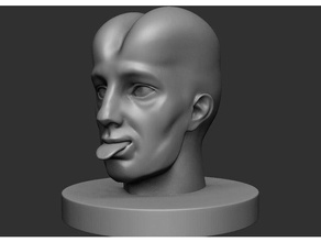 butthead people ahole character funny idiot meme 3d print model - Mito3D