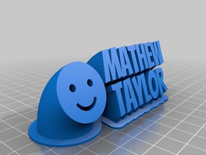 mathew office customized 3d print model - Mito3D