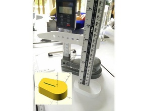 règle la hauteur manométrique de base outils le bricolage mesure outil 3d print model - Mito3D