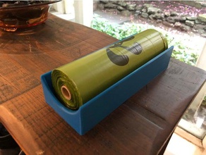 grand rouleau caca porte-sac chien de l'organisation merde 3d print model - Mito3D