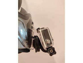 icon airflite gopro visor mount camera helmet 3d print model - Mito3D