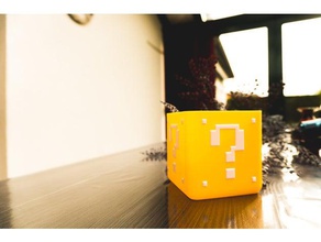 mario coin box pen holder office penholder 3d print model - Mito3D