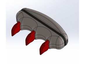 ürün pazarı baskı savunma claw remix spor açık havada çalışan kendini 3d print model - Mito3D