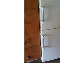 liebherr fridge door handle replacement household 3d print model - Mito3D