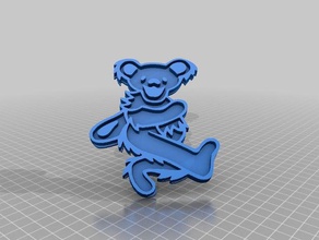 toms grateful dead bear geschichtet 3d drucken 3d print model - Mito3D