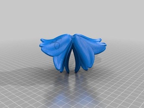 randys duplo dobrado flores 3d impressão 3d print model - Mito3D