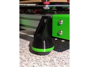 squash piedi remixato 2040 profili in alluminio 3d la stampante parti estrusione profilo di anet blv mgn mod sistema smorzamento delle vibrazioni 3d print model - Mito3D