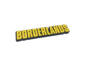 borderlands logotipo Logo en 3d los juegos de azar multicolor 3d print model - Mito3D