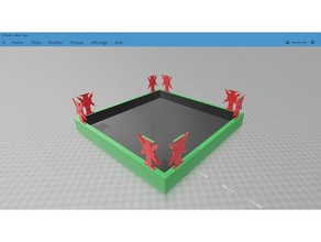 custodes dice tray adeptus 3d print model - Mito3D