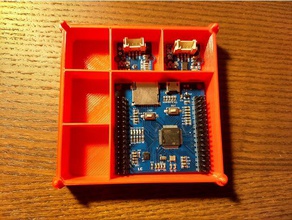 empilables bacs organisateur mini paramétrées openscad outil de les titulaires boîtes 3d print model - Mito3D