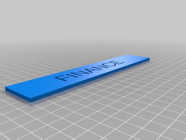 finance games customized 3D print model - Mito3D