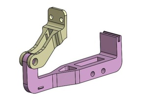 gearrev delta probe arm 3d printer parts autolevel auto level gaerrev micromake pivot swing 3d print model - Mito3D