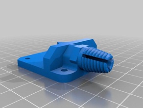 ender 3 - flexible extruder fitting 3d print model - Mito3D