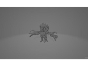 grumpy tree 28mm scale toys games miniature miniatures minis rpg 3d print model - Mito3D