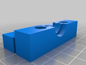 meine angepasste minimalistische parametric mount e3dv6 hotend Drucker Zubehör 3d print model - Mito3D