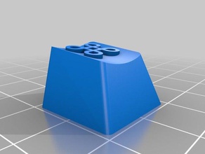 mac-chave computador personalizado 3d print model - Mito3D