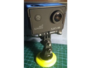 mıknatıs raf eylem kamera 3d yazıcı baskı diy film h-bot manyetik mıknatıslar neodimium sj4000 adaptörü monte edin sjcam video 3d print model - Mito3D